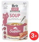 Brit Care Cat Polévka s kuřecím 3 × 75 g - Polévka pro kočky