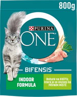 Purina ONE Bifensis Indoor dry food for cats, turkey 800g - Cat Kibble
