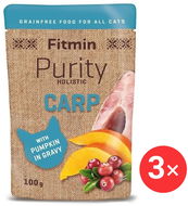 Fitmin Purity Kapsička pre mačky kapor s tekvicou 3× 100 g - Kapsička pre mačky
