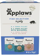 Kapsička pre mačky Applaws kapsička Cat Jelly Multipack Ryby 12× 70 g - Kapsička pro kočky