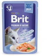 Brit Premium by Nature Cat Delicate Fillets in Jelly with Salmon 85 g - Cat Food Pouch