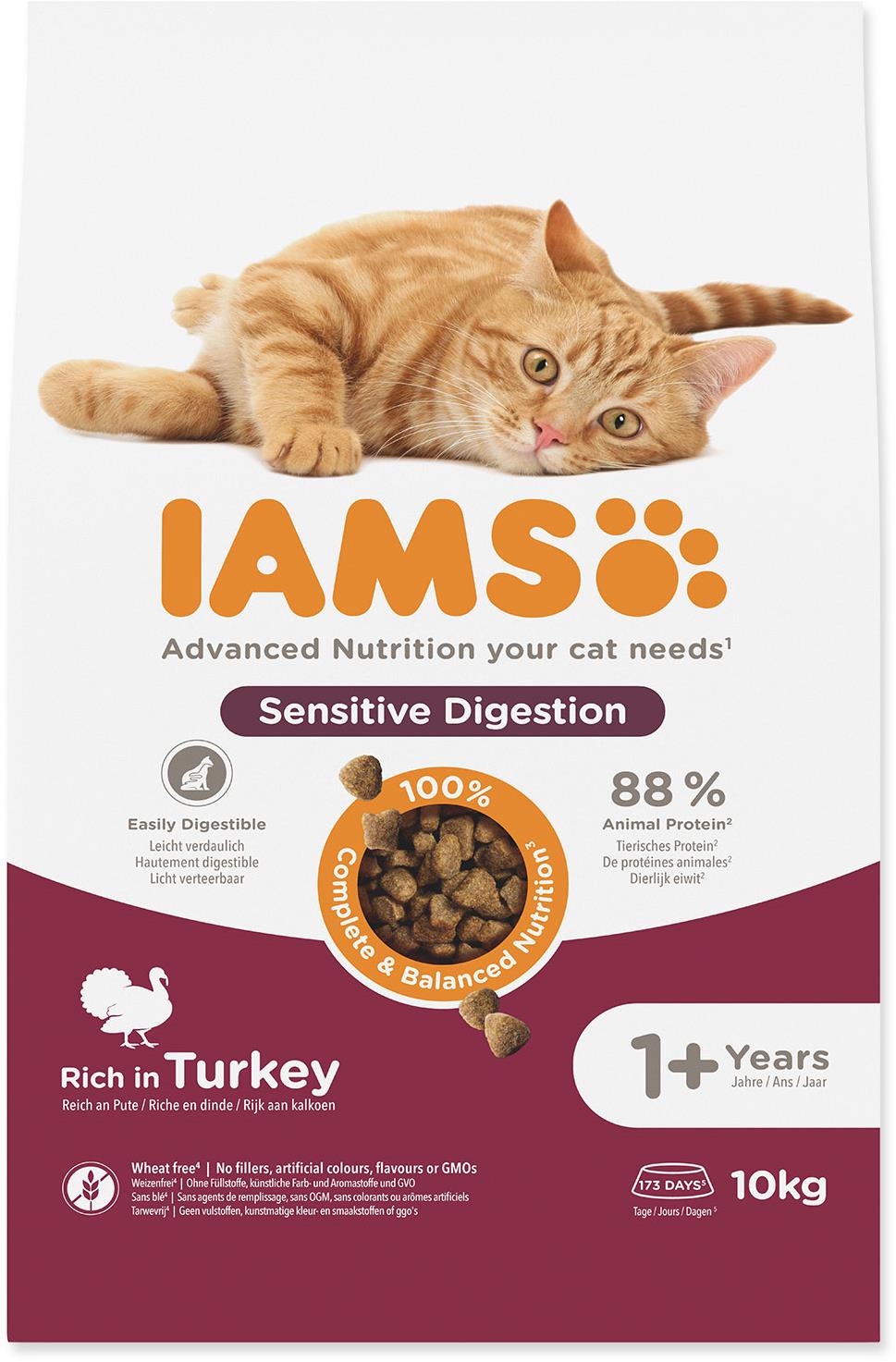 Iams senior cat food 10kg best sale