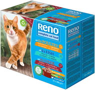 Reno kapsičky pro kočky s drůbežím, ryba, játra 12 × 100 g - Kapsička pro kočky