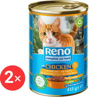 Reno konzerva pro kočku s kuřecím 2 × 415 g - Konzerva pro kočky