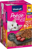Vitakraft Poésie Délice Plus Multipack chicken + beef 6 × 85 g - Cat Pâté