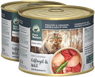 Pure Nature Cat Senior Drůbeží a Zvěřina s rozmarýnem 2 × 200 g - Konzerva pro kočky