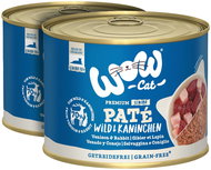 WOW Paté Venison with Rabbit Senior 2 × 200 g - Canned Food for Cats