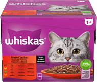 Whiskas 1+ Classic Meals mix in juice for adult cats 24 × 85 g - Cat Food Pouch
