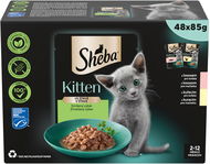 Sheba smíšený výběr kapsiček ve šťávě pro koťata 48 ×  85 g - Kapsička pro kočky
