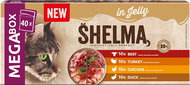Shelma GF NM cat pouch with 4 types of meat 40 × 85 g - Cat Food Pouch