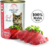 Fine Cat Exclusive canned food for cats 100% meat mix 6 × 400 g - Canned Food for Cats