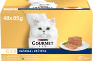 Gourmet Gold canned food for cats chicken, tuna, turkey, rabbit pate 48x85 g - Canned Food for Cats