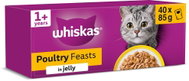 Whiskas poultry selection capsules in jelly 40 × 85 g - Cat Food Pouch