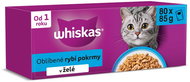 Whiskas fish selection capsules in jelly 80 × 85 g - Cat Food Pouch