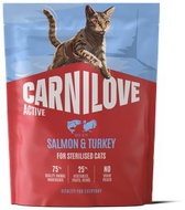 Carnilove Active Cat Dry Made with Salmon & Turkey for Sterilized Adult All Breeds 400 g - Cat Kibble