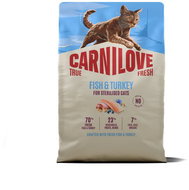 Carnilove True Fresh Cat Dry Fish & Turkey for Sterilized Adult All Breeds 2 kg - Cat Kibble