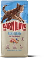 Carnilove True Fresh Cat Dry Fish & Turkey for Sterilized Adult All Breeds 6 kg - Cat Kibble