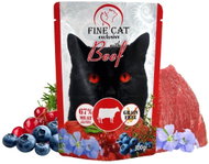 Fine Cat XXL pocket for cats with beef 9 × 300 g - Cat Food Pouch
