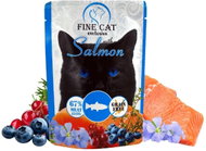 Fine Cat XXL cat pouch with salmon 9 × 300 g - Cat Food Pouch