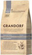 Grandorf granule pro kočky Adult Sterilized - Králík a krocan 2 kg - Cat Kibble