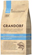 Grandorf granule pro kočky Adult Skin&Care - Bílá ryba a krocan 2 kg - Cat Kibble