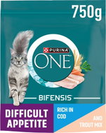 Purina ONE Bifensis Difficult Appetite granules for cats cod, trout 750 g - Cat Kibble