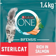Purina ONE Bifensis Sterilcat granules for cats salmon 1.4 kg - Cat Kibble