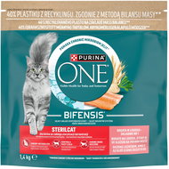 Purina ONE Bifensis Sterilcat granules for cats salmon 1.4 kg - Cat Kibble