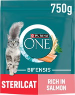 Purina ONE Bifensis Sterilcat granules for cats salmon 750 g - Cat Kibble