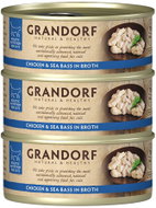 Grandorf Kuřecí prsa s mořským vlkem 3 × 70 g - Canned Food for Cats