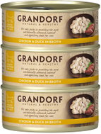 Grandorf Kuřecí prsa s kachními filety 3 × 70 g - Canned Food for Cats