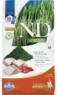 N&D Spirulina Cat Herring & Wolfberry Kitten 300g - Kibble for Kittens