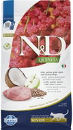 N&D Quinoa Cat Lamb & Green Apple Senior 1.5kg - Cat Kibble