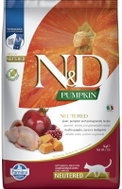 N&D Pumpkin Cat Neutered Quail & Pomegranate Adult 5 kg - Cat Kibble