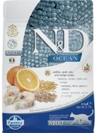 N&D Ocean Cat LG Cod, Spelt, Oats & Orange Adult 300 g - Cat Kibble