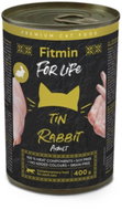 Fitmin For Life Rabbit Cat Food Tin 400g - Canned Food for Cats