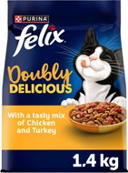 Felix Doubly Delicious cat food – chicken and turkey – 1.4 kg - Cat Kibble