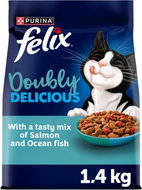 Felix Doubly Delicious cat food – salmon and sea fish – 1.4 kg - Cat Kibble