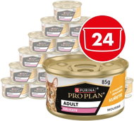 Pro Plan Delicate konzervy pro kočky kuře paštika 24 × 85 g - Cat Pâté