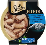 Sheba Filets, tray of chicken and tuna, 16 × 60 g - Cat Food in Tray