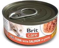 Brit Care Cat Real Tuna with Salmon in Gravy 80g - Canned Food for Cats
