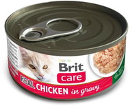 Brit Care Cat Real Chicken in gravy 80g - Canned Food for Cats