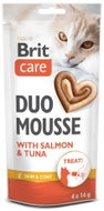 Brit Care Cat Creamy Duo Mousse Salmon and Tuna 4×14g - Cat Food Pouch