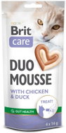 Brit Care Cat Creamy Duo Mousse chicken and duck 4 × 14g - Cat Food Pouch