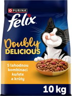 Felix Doubly Delicious granule pro kočky kuře a krůta 10 kg - Cat Kibble