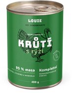 LOUIE Complete Feed - Turkey (95%) with Rice (5%) 400g - Canned Dog Food