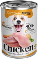 COMPLETE MENU for Dogs Monoprotein - Chicken with Vegetables 400g - Canned Dog Food