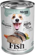 COMPLETE MENU pre psov Monoprotein - rybie so zeleninou 400 g - Konzerva pre psov