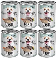 COMPLETE MENU for Dogs Monoprotein - Fish with Vegetables 6 × 400g - Canned Dog Food