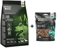 Primadog Lamb with Potatoes for Adult Dogs of All Breeds, 2kg + Primadog Crispy  Herring Treat - Dog Kibble